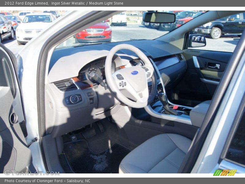 Ingot Silver Metallic / Medium Light Stone 2012 Ford Edge Limited
