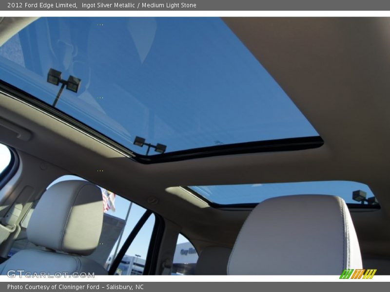 Ingot Silver Metallic / Medium Light Stone 2012 Ford Edge Limited