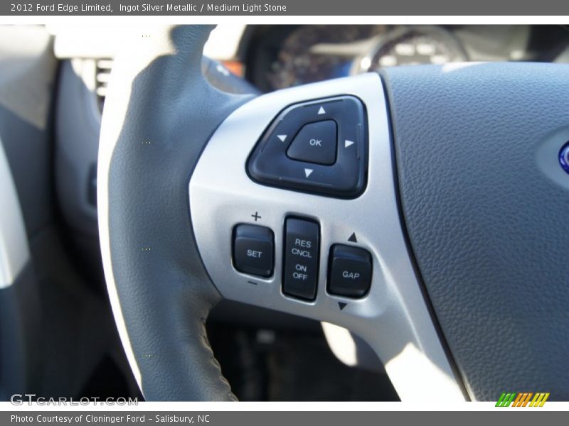Ingot Silver Metallic / Medium Light Stone 2012 Ford Edge Limited