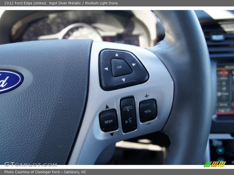 Ingot Silver Metallic / Medium Light Stone 2012 Ford Edge Limited