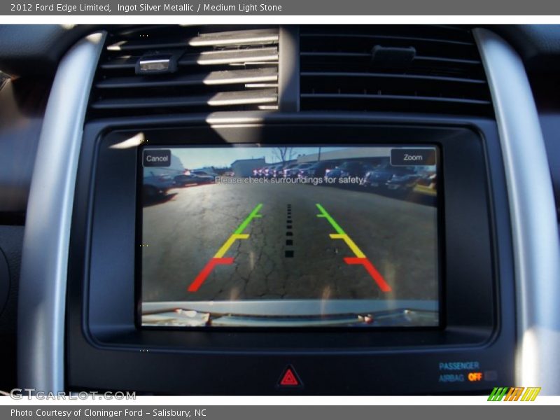 Ingot Silver Metallic / Medium Light Stone 2012 Ford Edge Limited