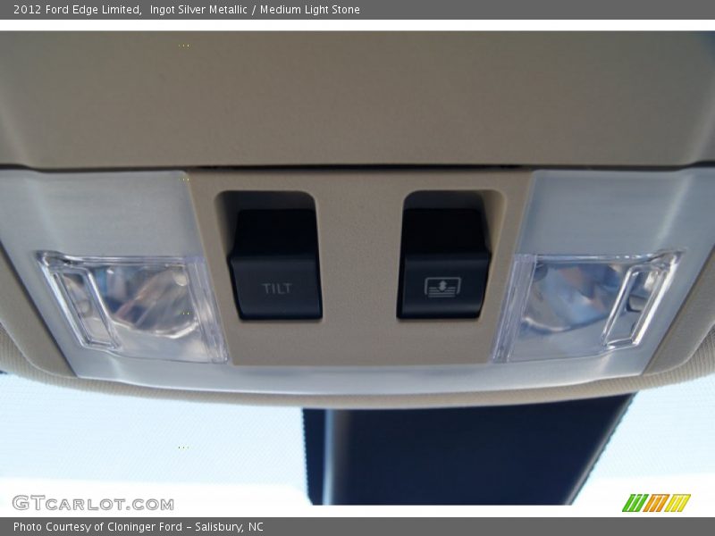 Ingot Silver Metallic / Medium Light Stone 2012 Ford Edge Limited