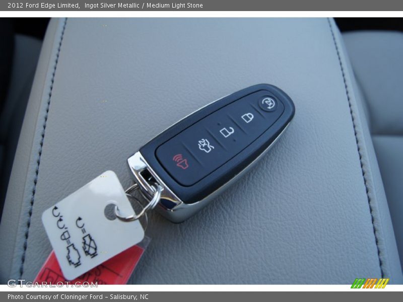 Ingot Silver Metallic / Medium Light Stone 2012 Ford Edge Limited