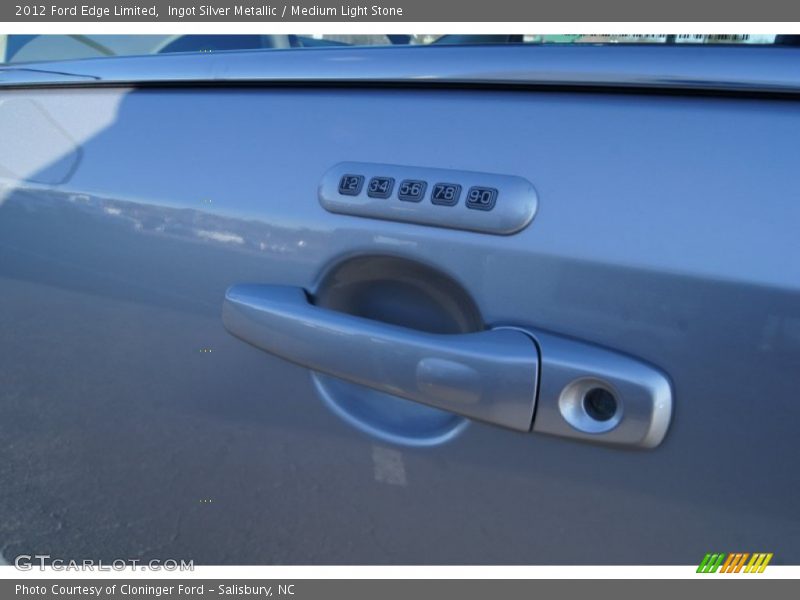 Ingot Silver Metallic / Medium Light Stone 2012 Ford Edge Limited