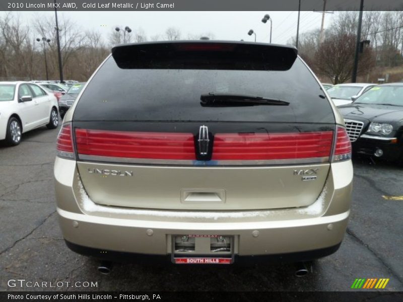 Gold Leaf Metallic / Light Camel 2010 Lincoln MKX AWD
