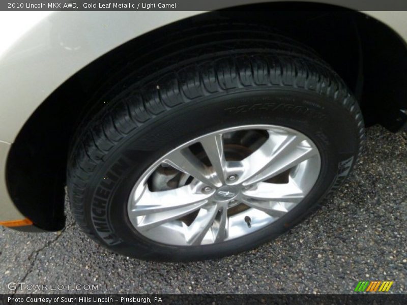 Gold Leaf Metallic / Light Camel 2010 Lincoln MKX AWD