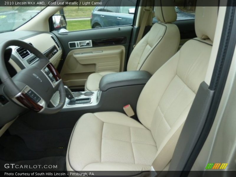 Gold Leaf Metallic / Light Camel 2010 Lincoln MKX AWD