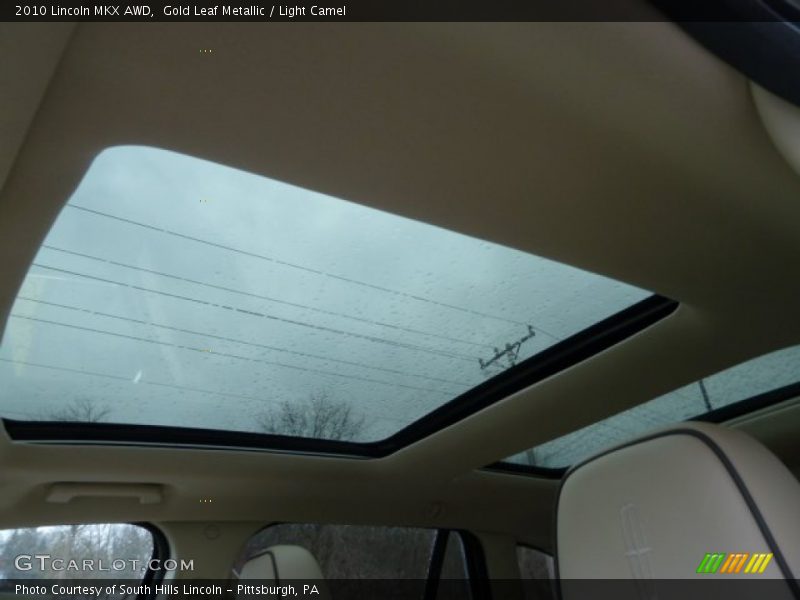Gold Leaf Metallic / Light Camel 2010 Lincoln MKX AWD