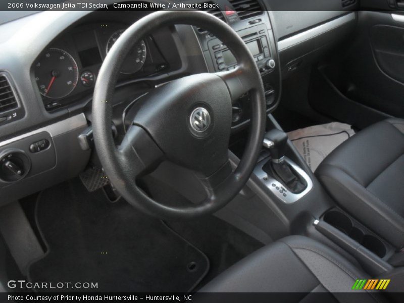 Campanella White / Anthracite Black 2006 Volkswagen Jetta TDI Sedan