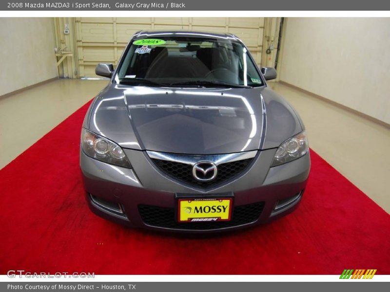 Galaxy Gray Mica / Black 2008 Mazda MAZDA3 i Sport Sedan
