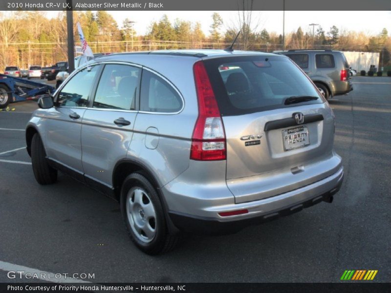 Alabaster Silver Metallic / Black 2010 Honda CR-V LX