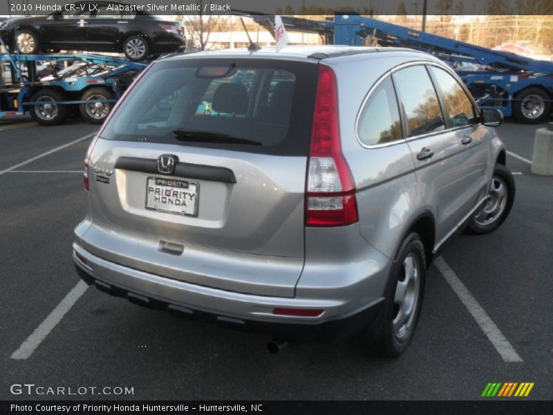 Alabaster Silver Metallic / Black 2010 Honda CR-V LX