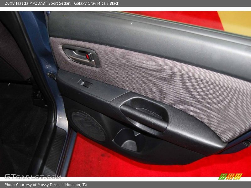 Galaxy Gray Mica / Black 2008 Mazda MAZDA3 i Sport Sedan