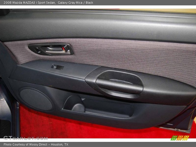 Galaxy Gray Mica / Black 2008 Mazda MAZDA3 i Sport Sedan