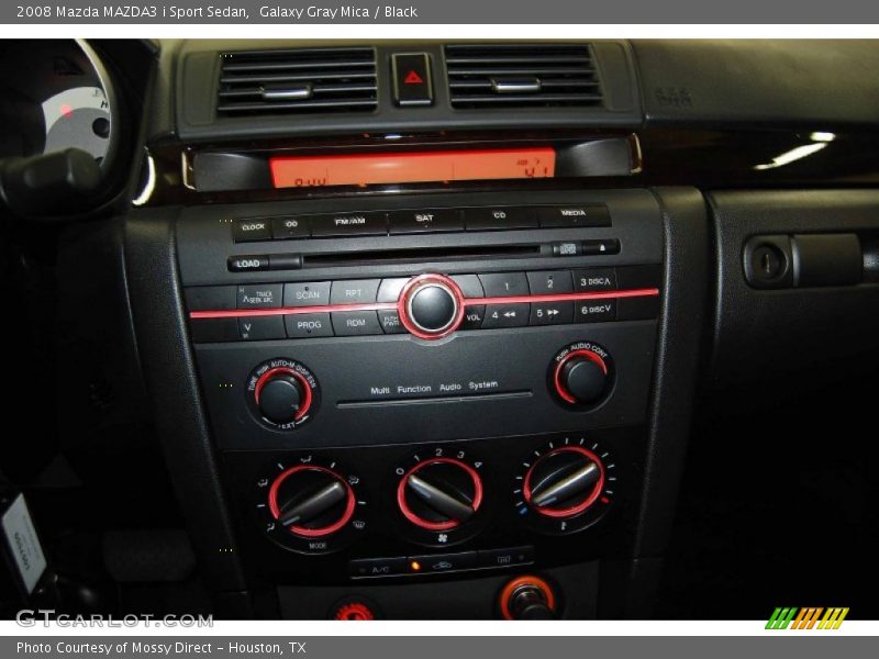 Galaxy Gray Mica / Black 2008 Mazda MAZDA3 i Sport Sedan