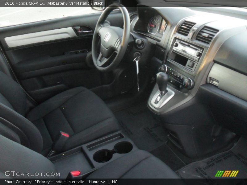 Alabaster Silver Metallic / Black 2010 Honda CR-V LX