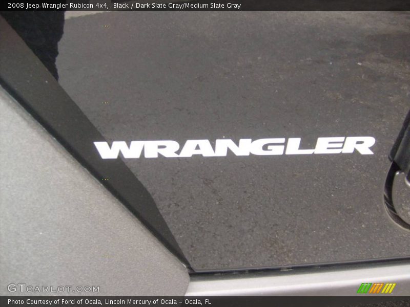 Black / Dark Slate Gray/Medium Slate Gray 2008 Jeep Wrangler Rubicon 4x4