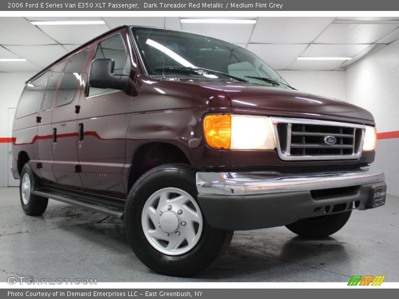 Dark Toreador Red Metallic / Medium Flint Grey 2006 Ford E Series Van E350 XLT Passenger