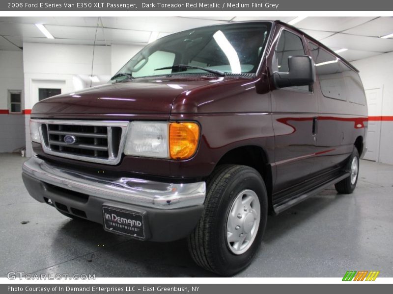 Dark Toreador Red Metallic / Medium Flint Grey 2006 Ford E Series Van E350 XLT Passenger