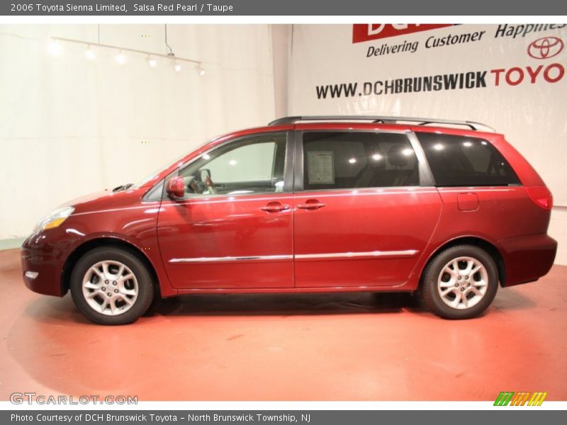 Salsa Red Pearl / Taupe 2006 Toyota Sienna Limited