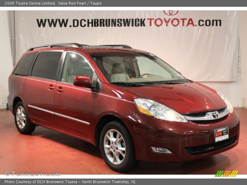 Salsa Red Pearl / Taupe 2006 Toyota Sienna Limited