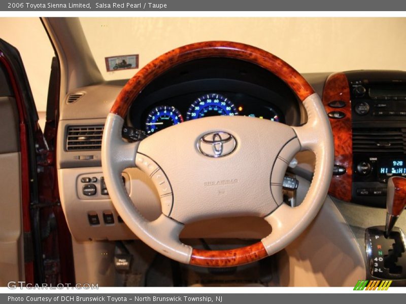 Salsa Red Pearl / Taupe 2006 Toyota Sienna Limited