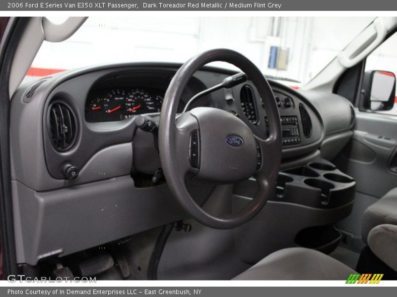 Dark Toreador Red Metallic / Medium Flint Grey 2006 Ford E Series Van E350 XLT Passenger