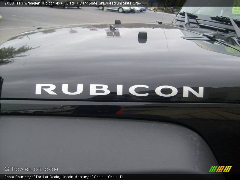 Black / Dark Slate Gray/Medium Slate Gray 2008 Jeep Wrangler Rubicon 4x4