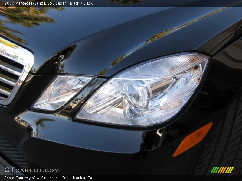 Black / Black 2010 Mercedes-Benz E 350 Sedan