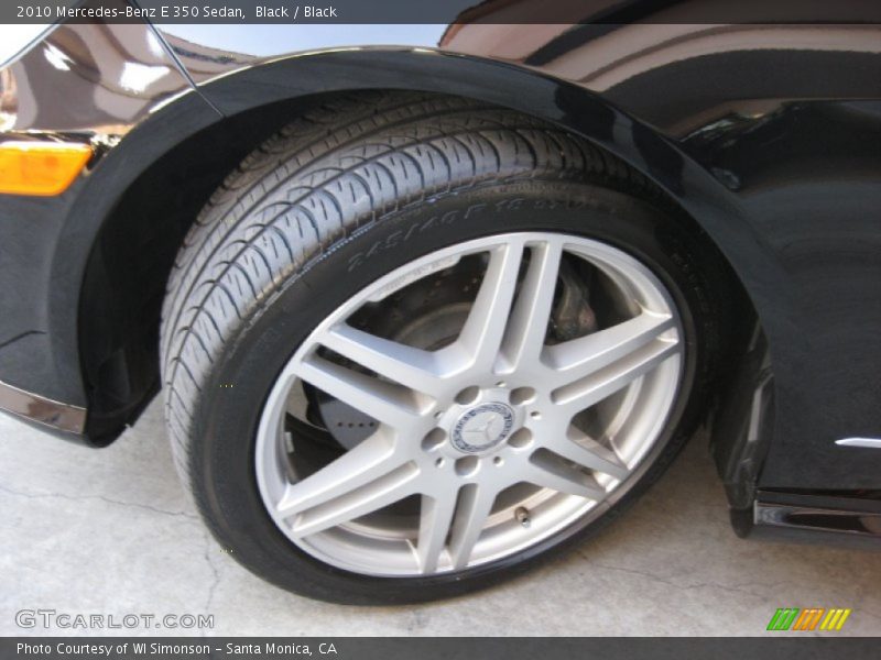 Black / Black 2010 Mercedes-Benz E 350 Sedan