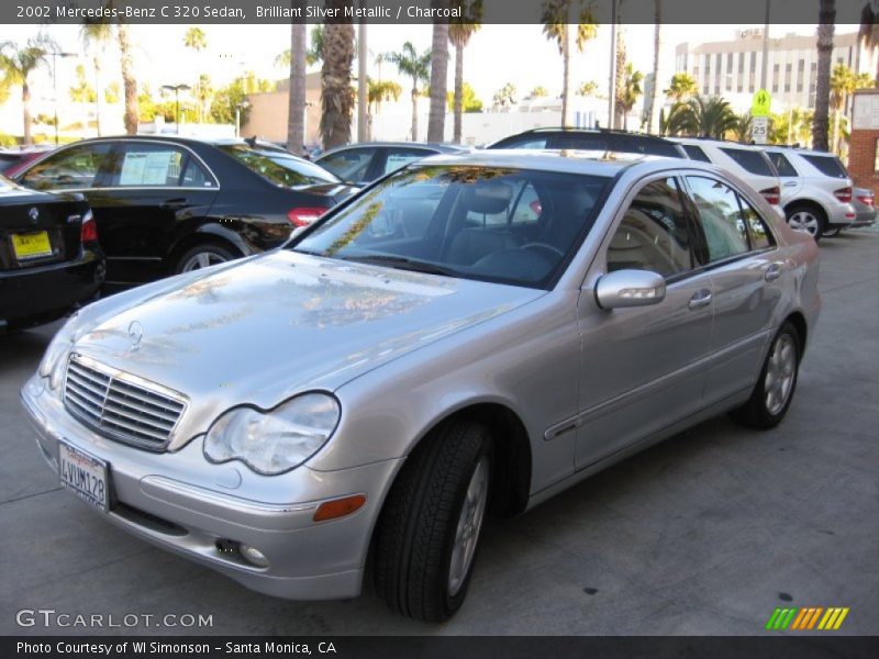 Brilliant Silver Metallic / Charcoal 2002 Mercedes-Benz C 320 Sedan