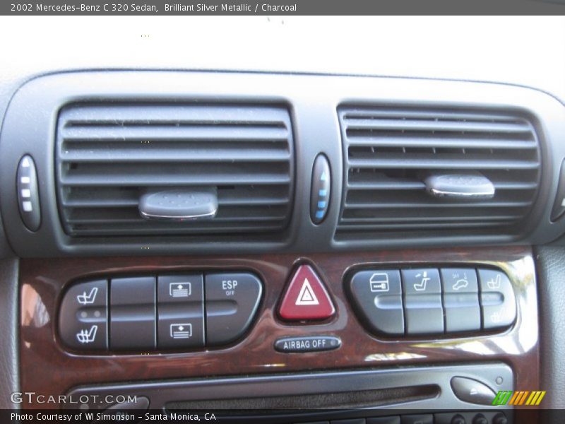 Brilliant Silver Metallic / Charcoal 2002 Mercedes-Benz C 320 Sedan