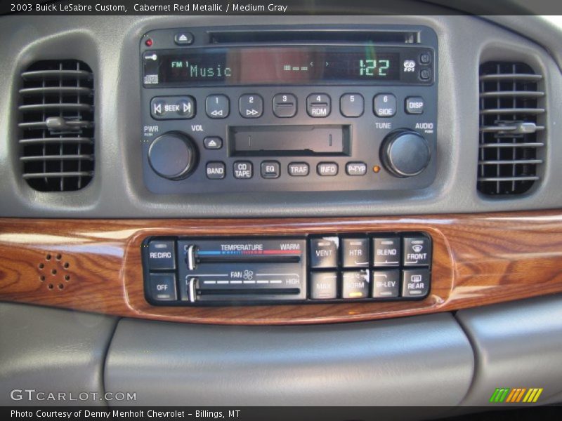 Cabernet Red Metallic / Medium Gray 2003 Buick LeSabre Custom