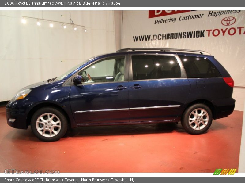 Nautical Blue Metallic / Taupe 2006 Toyota Sienna Limited AWD