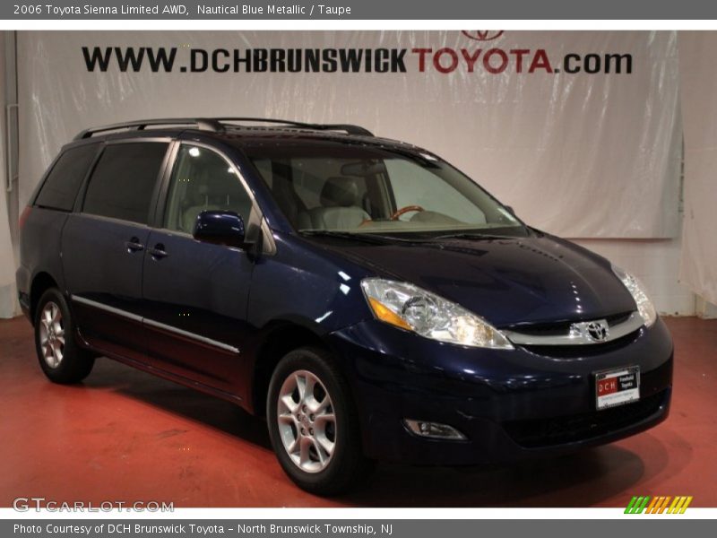 Nautical Blue Metallic / Taupe 2006 Toyota Sienna Limited AWD