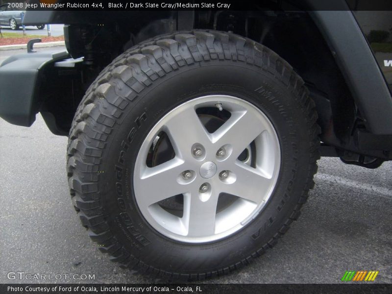 Black / Dark Slate Gray/Medium Slate Gray 2008 Jeep Wrangler Rubicon 4x4