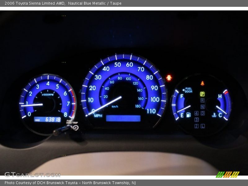 Nautical Blue Metallic / Taupe 2006 Toyota Sienna Limited AWD
