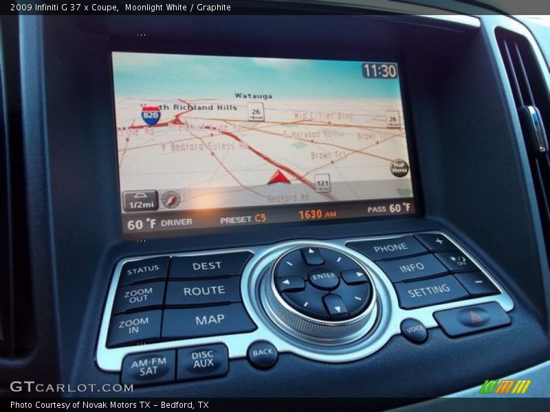 Navigation of 2009 G 37 x Coupe