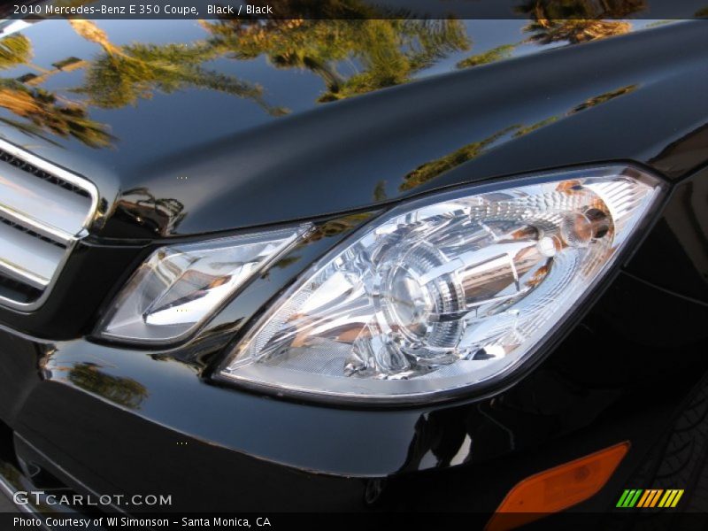 Black / Black 2010 Mercedes-Benz E 350 Coupe