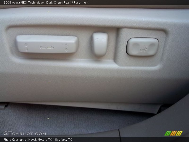 Dark Cherry Pearl / Parchment 2008 Acura MDX Technology