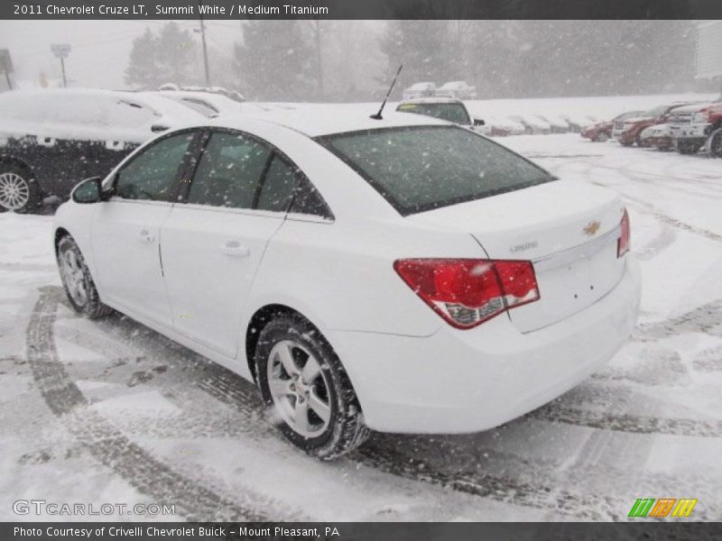 Summit White / Medium Titanium 2011 Chevrolet Cruze LT