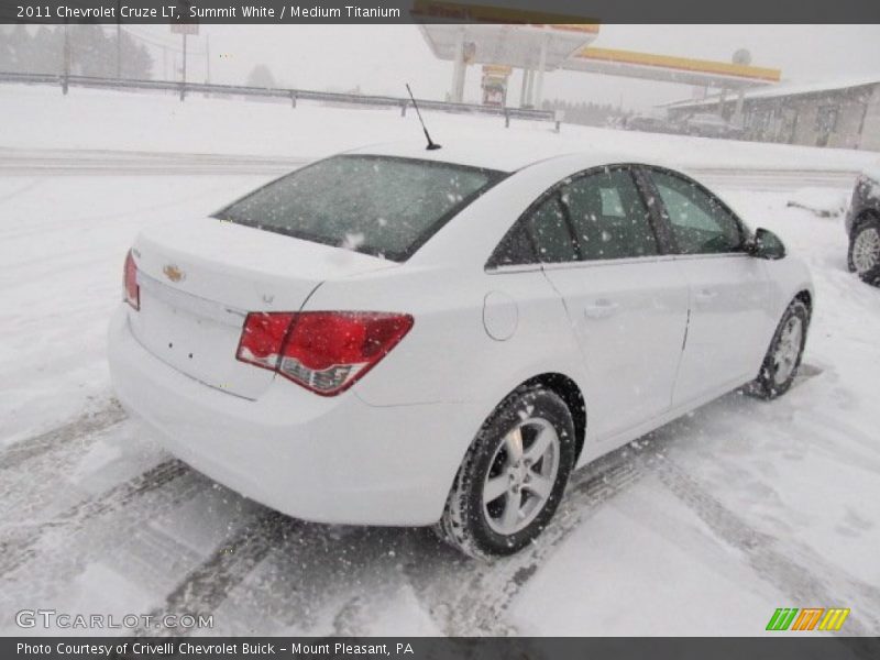Summit White / Medium Titanium 2011 Chevrolet Cruze LT