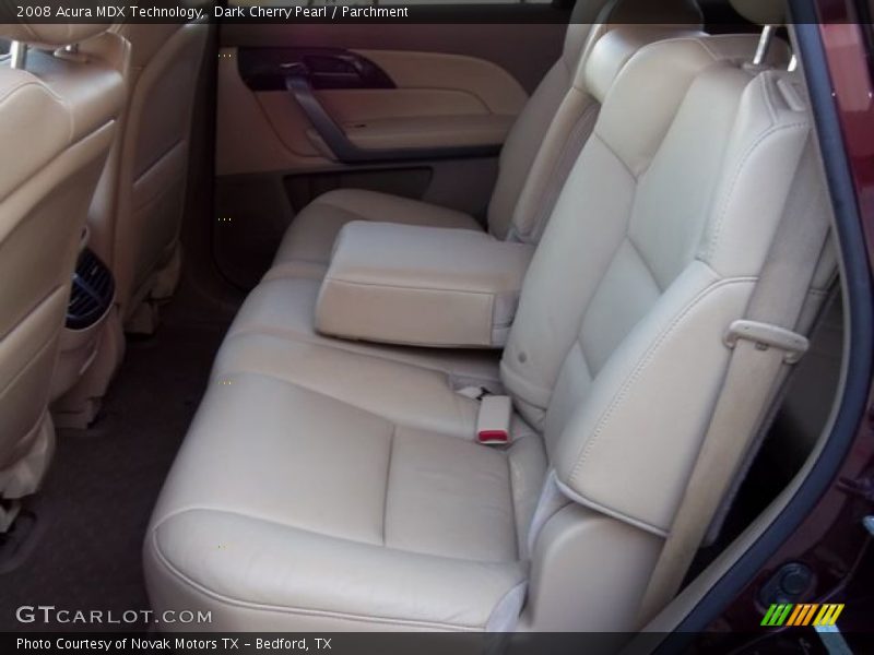 Dark Cherry Pearl / Parchment 2008 Acura MDX Technology