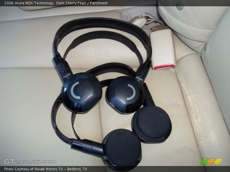Dark Cherry Pearl / Parchment 2008 Acura MDX Technology