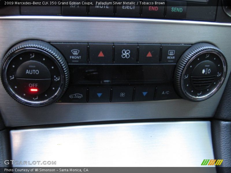 Controls of 2009 CLK 350 Grand Edition Coupe