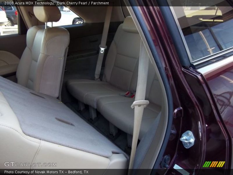 Dark Cherry Pearl / Parchment 2008 Acura MDX Technology