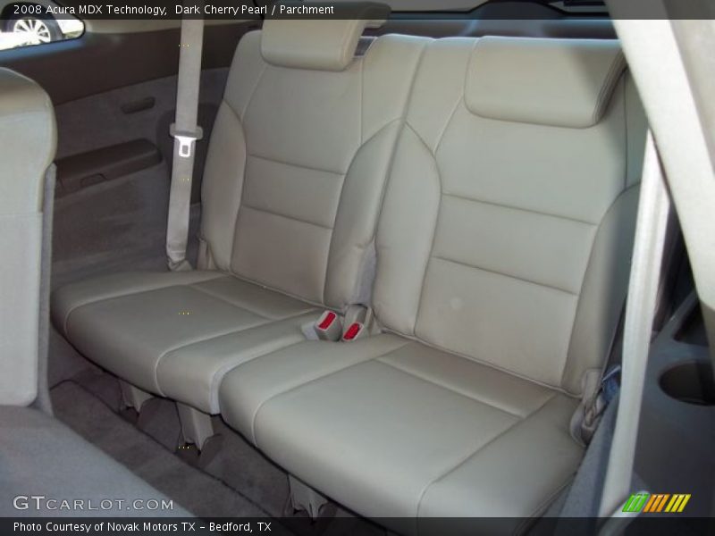 Dark Cherry Pearl / Parchment 2008 Acura MDX Technology