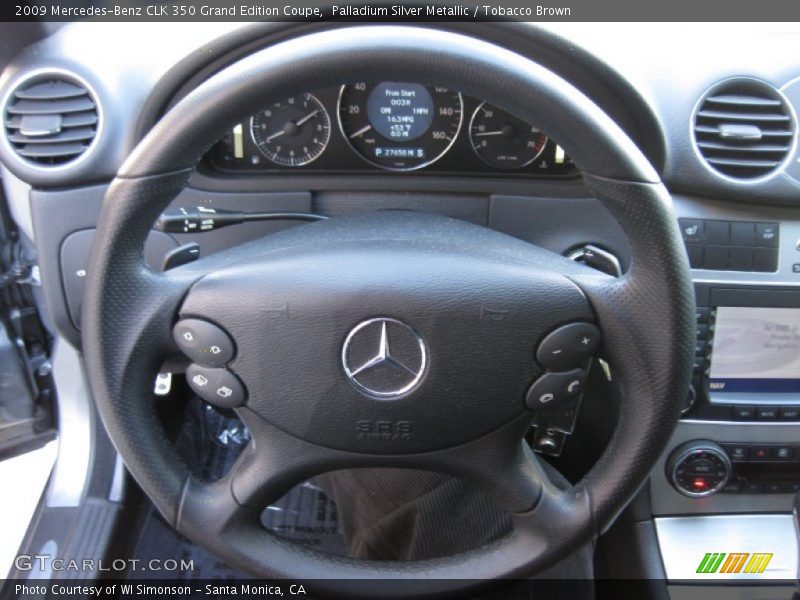  2009 CLK 350 Grand Edition Coupe Steering Wheel