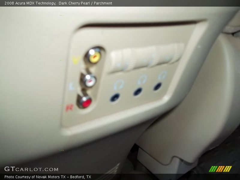 Dark Cherry Pearl / Parchment 2008 Acura MDX Technology