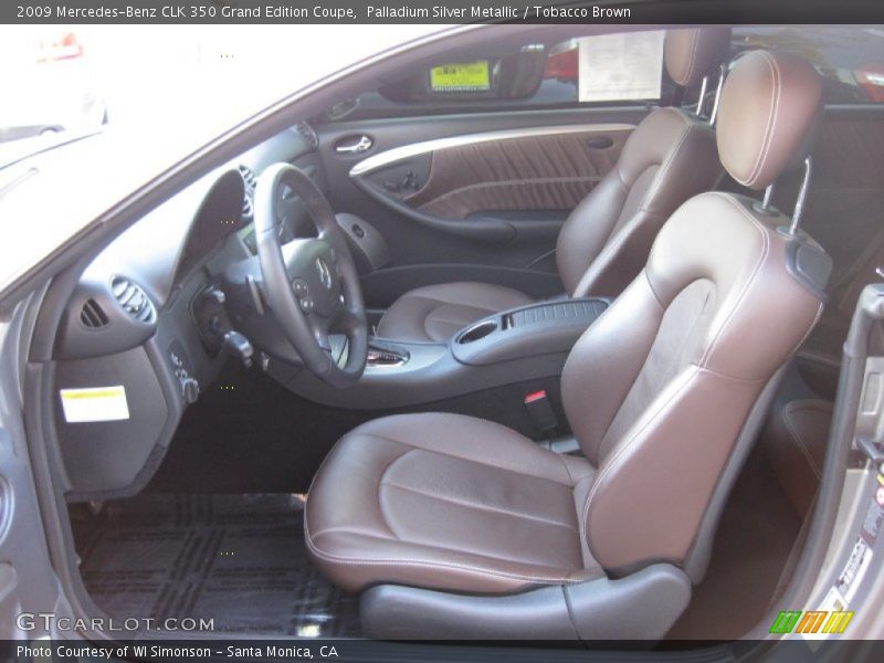  2009 CLK 350 Grand Edition Coupe Tobacco Brown Interior